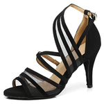 Chaussure de Dance Latine à Talon - Velours | Lady's Dance Shoes