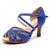 Chaussures de danse latine bleues -Etincelante | Lady's Dance Shoes