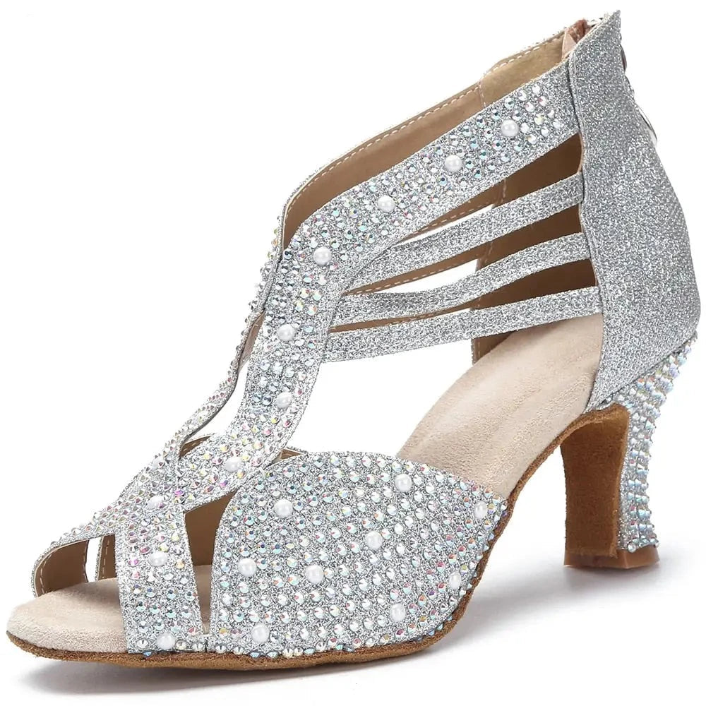 Chaussons De Danse Pour Fille - Bout Fermé, Talon Plat, Idéal Salon, Jazz, Pratique à La Maison - Confort Et Souplesse