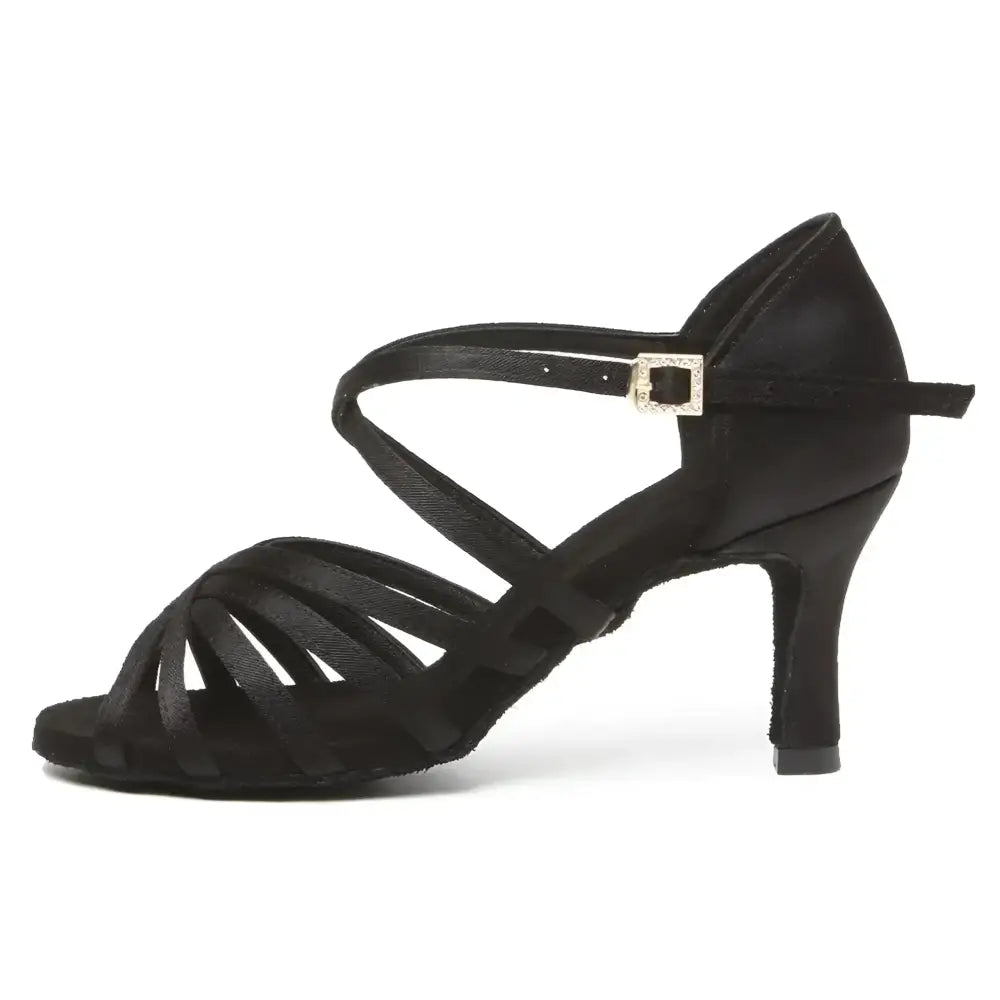 Sandales de danse latine noires INTENSE | Lady’s dance shoes