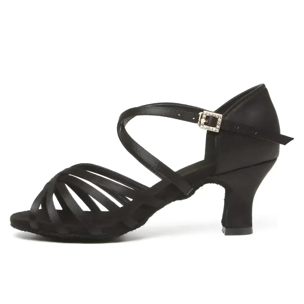 Sandales de danse latine noires INTENSE | Lady’s dance shoes
