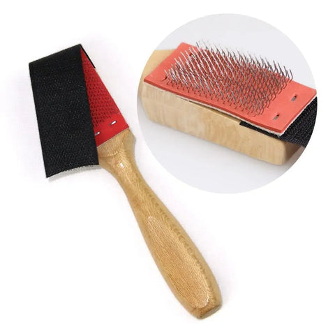 brosse pour semelles de danse latine en daim