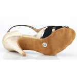 Chaussures de danse latine pailletées SABINE | Lady’s dance