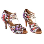 Chaussure de Danse - Fleurs | Lady's Dance Shoes