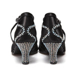 Chaussure de Danse Latine à Talon Strass | Lady's Dance Shoes
