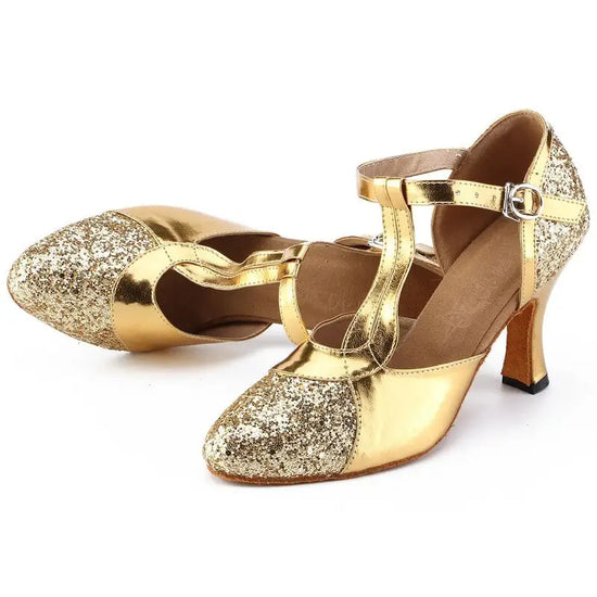 Chaussure de Danse Latine Pailletée | Lady's Dance Shoes