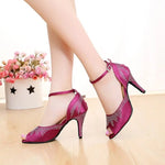 Chaussure de Danse Latine Rose | Lady's Dance Shoes