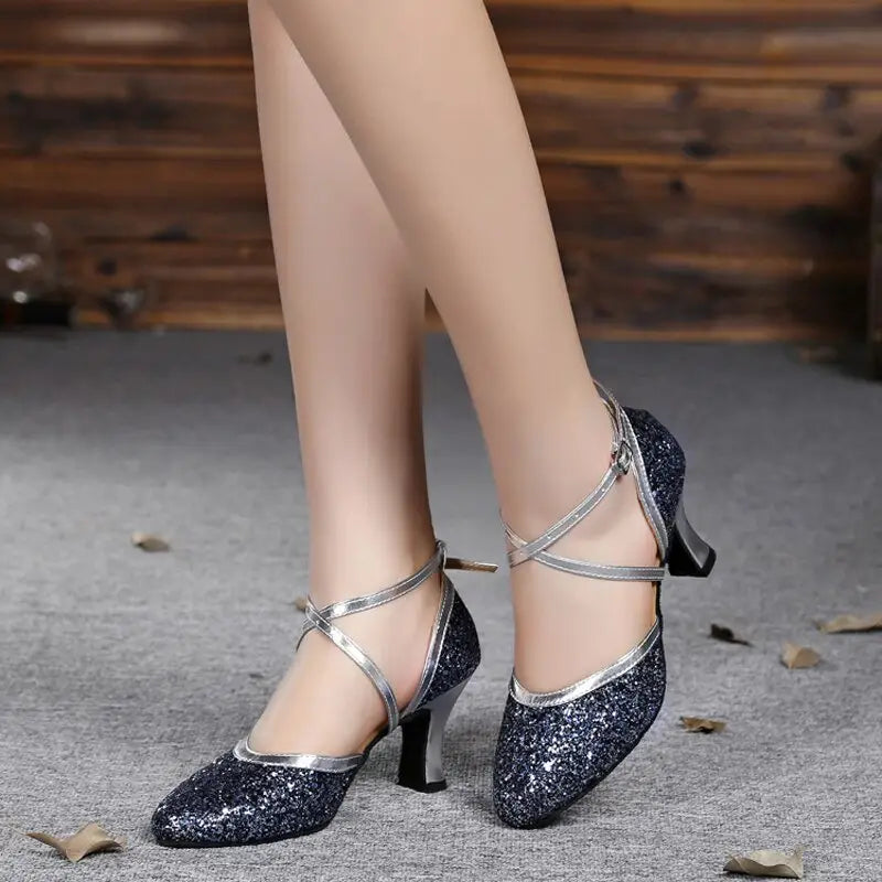 Chaussure de Danse Paillettes | Lady's Dance Shoes