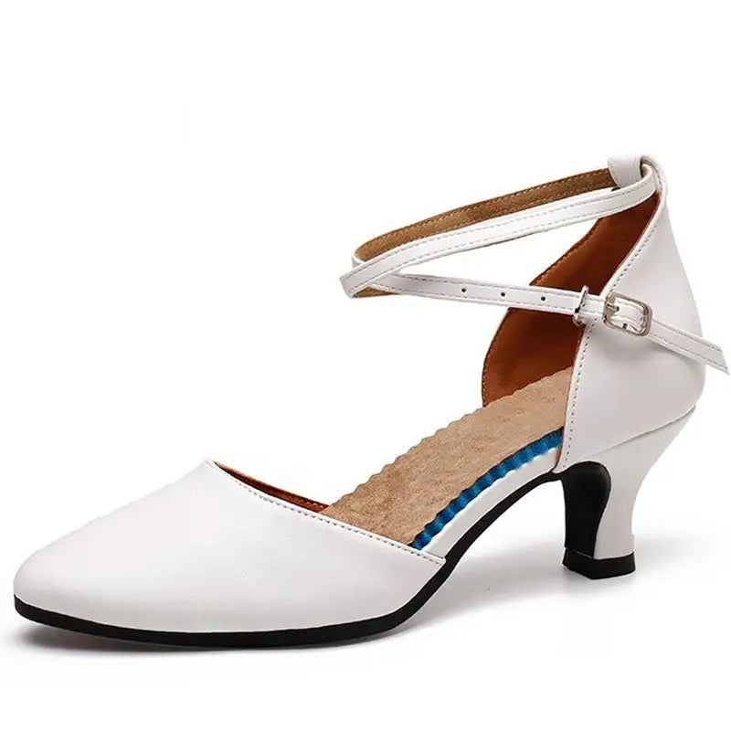 Chaussures Danse de Salon Blanches | Lady's Dance Shoes