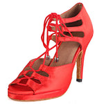 Chaussures Danse Plaisir & Élégance - Rouge - 8.5cm / 33