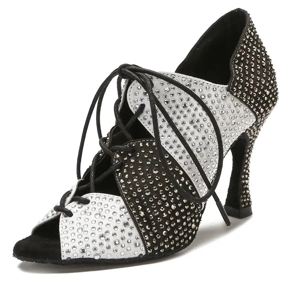 Chaussures de Danse Chic & Étincelantes - Noir - 5cm / 35