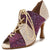 Chaussures de Danse Chic & Étincelantes - Violet - 5cm / 35