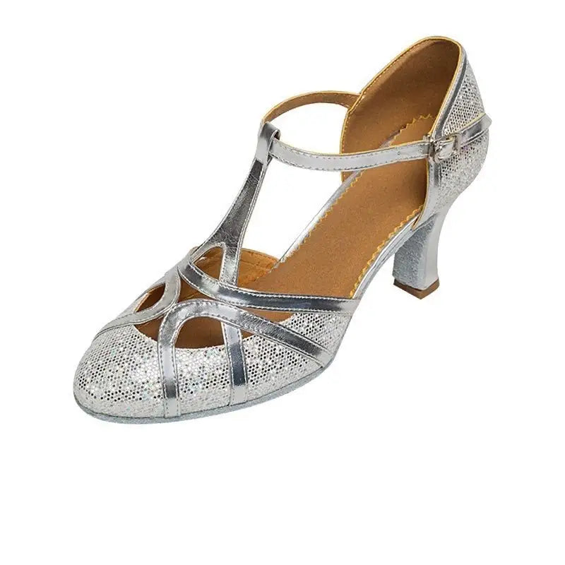 Chaussures de danse latine - Argenté | Lady's Dance Shoes