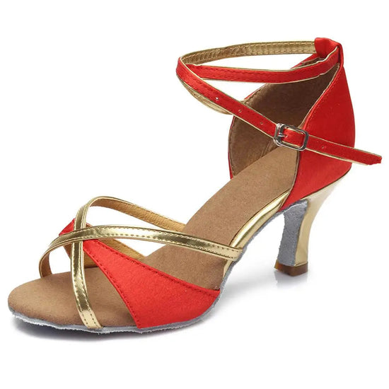 Chaussures de Danse Latine bi-couleur - Tango | Lady's Dance Shoes