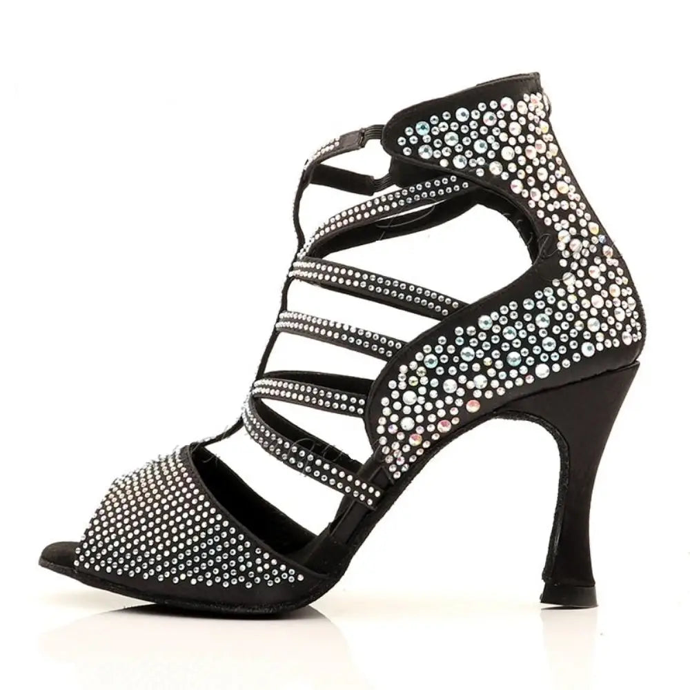 Chaussures de Danse Latine Noires - Fantastique | Lady's Dance Shoes