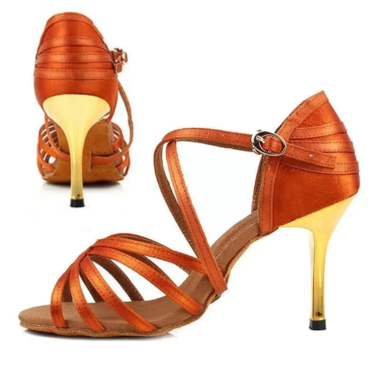 Chaussures de danse latine nouveautés 2021 -GOLD | Lady's Dance Shoes