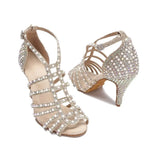 Chaussures de danse latine - Perle doré | Lady's Dance Shoes