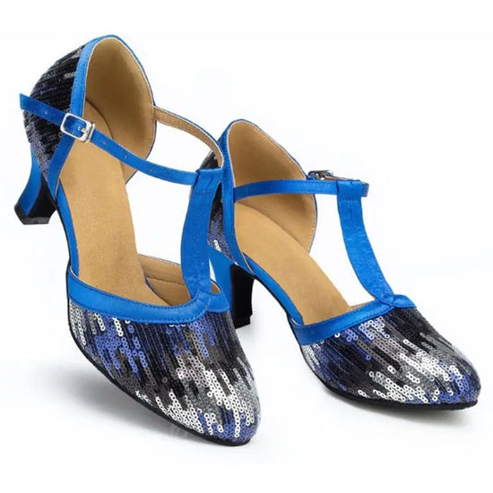 Chaussures de Danse Latine Sequinées | Lady’s Dance Shoes