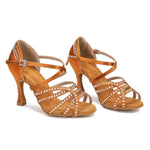 Chaussures de Danse Salseras Marrons | Lady's Dance Shoes