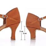 Chaussures de salsa marron - Automne | Lady's Dance Shoes