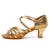 Sandales de danse latine dorées - Star | Lady's Dance Shoes